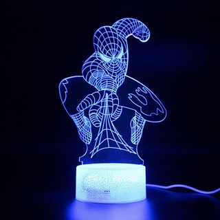 Spider-man 3D lampe